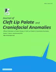 The Journal Cleft Lip Palate and Craniofacial Anomalies