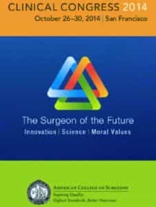 The Surgeons of Future -Clinical Congress 2014 The Surgeons of Future -Clinical Congress 2014