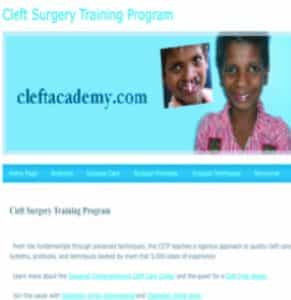 cleft surgery training program
